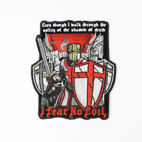 "Knights Of Templar Fear No Evil" - Aufnäher/Patch