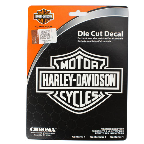 "Harley Davidson B&S Die Cut" - Aufkleber/Decal